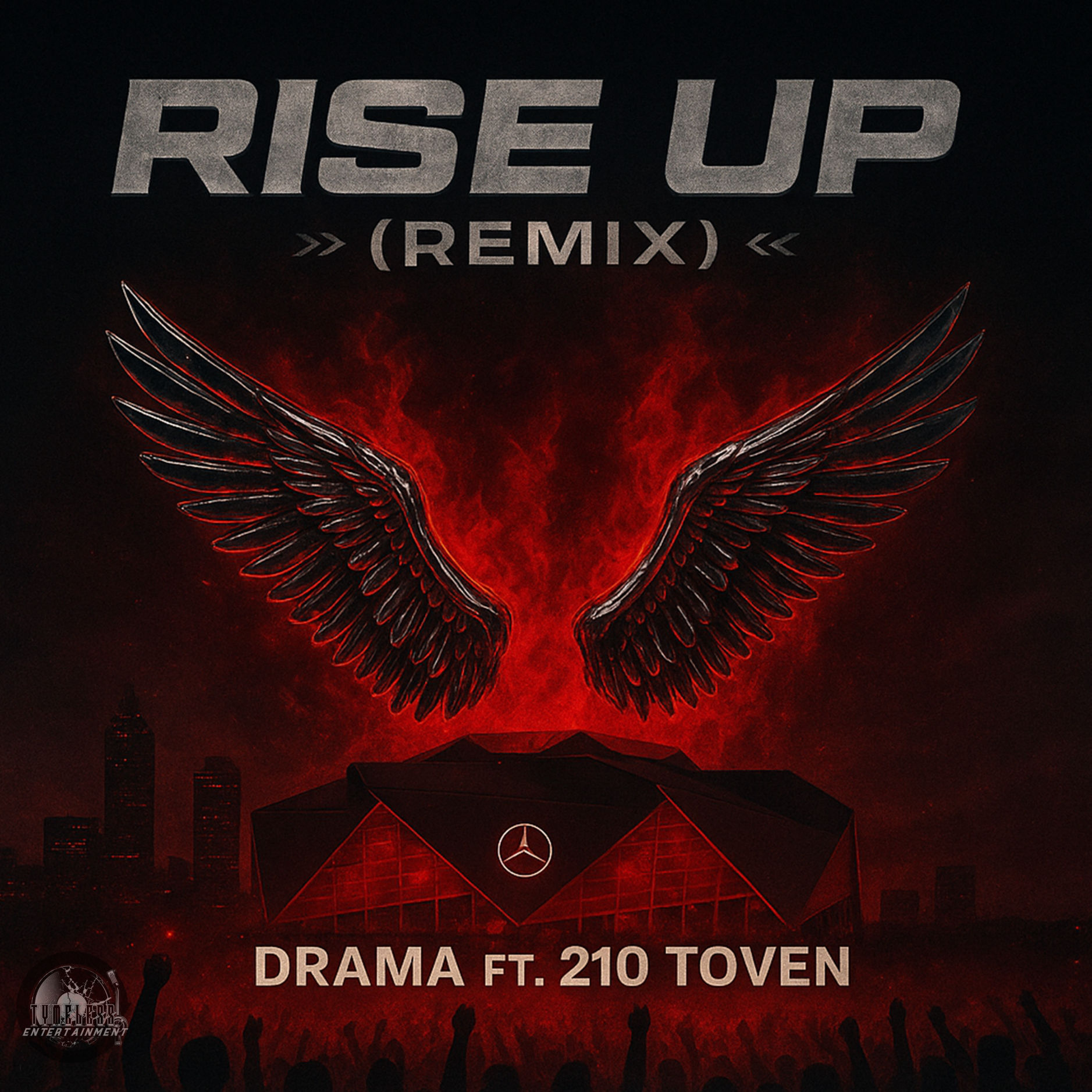 The Official 2025 Atlanta Falcons Anthem, Rise Up Remix featuring rapper DRAMA (Mr. Left, Right, Left) and 210 Toven of Tymeless Entertainment. Watch out for the #OpenVerseChallenge.